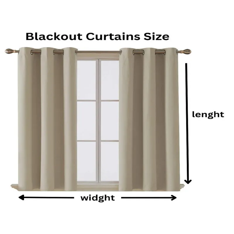 Blackout Curtains – Jeffro Eyelet Pair - Image 3