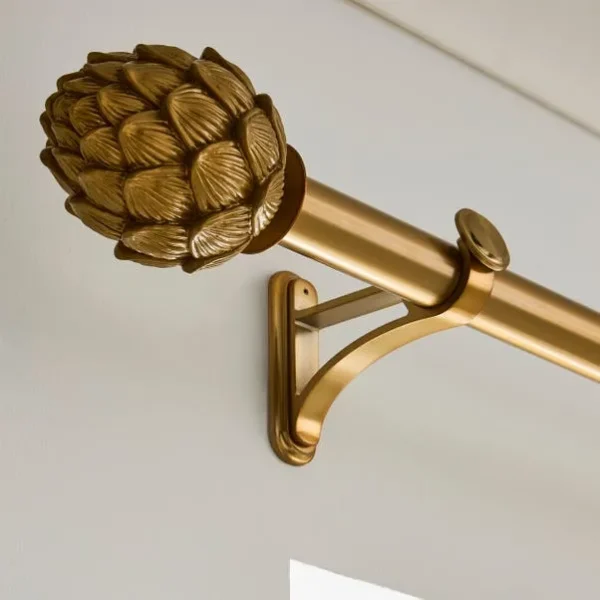Curtain Rods – Artichoke Fixed Metal Design