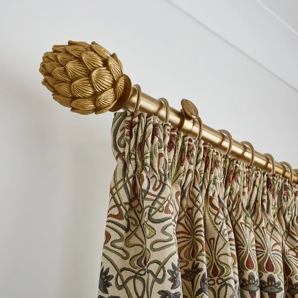 Curtain Rods – Artichoke Fixed Metal Design - Image 2