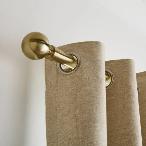 Curtain Rods – Ashton Fixed Metal Ball Finial