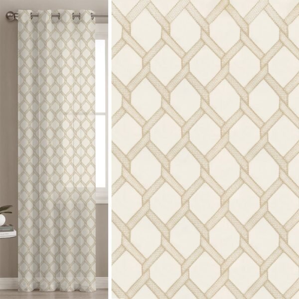 Organza-Flannel Curtains