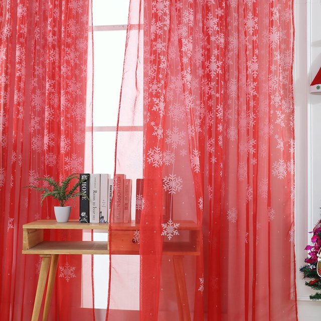 Christmas Sheer Curtains - Image 2