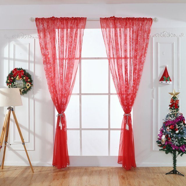 Christmas Sheer Curtains - Image 3
