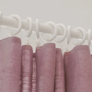 Clip-On Wood Curtain Rings