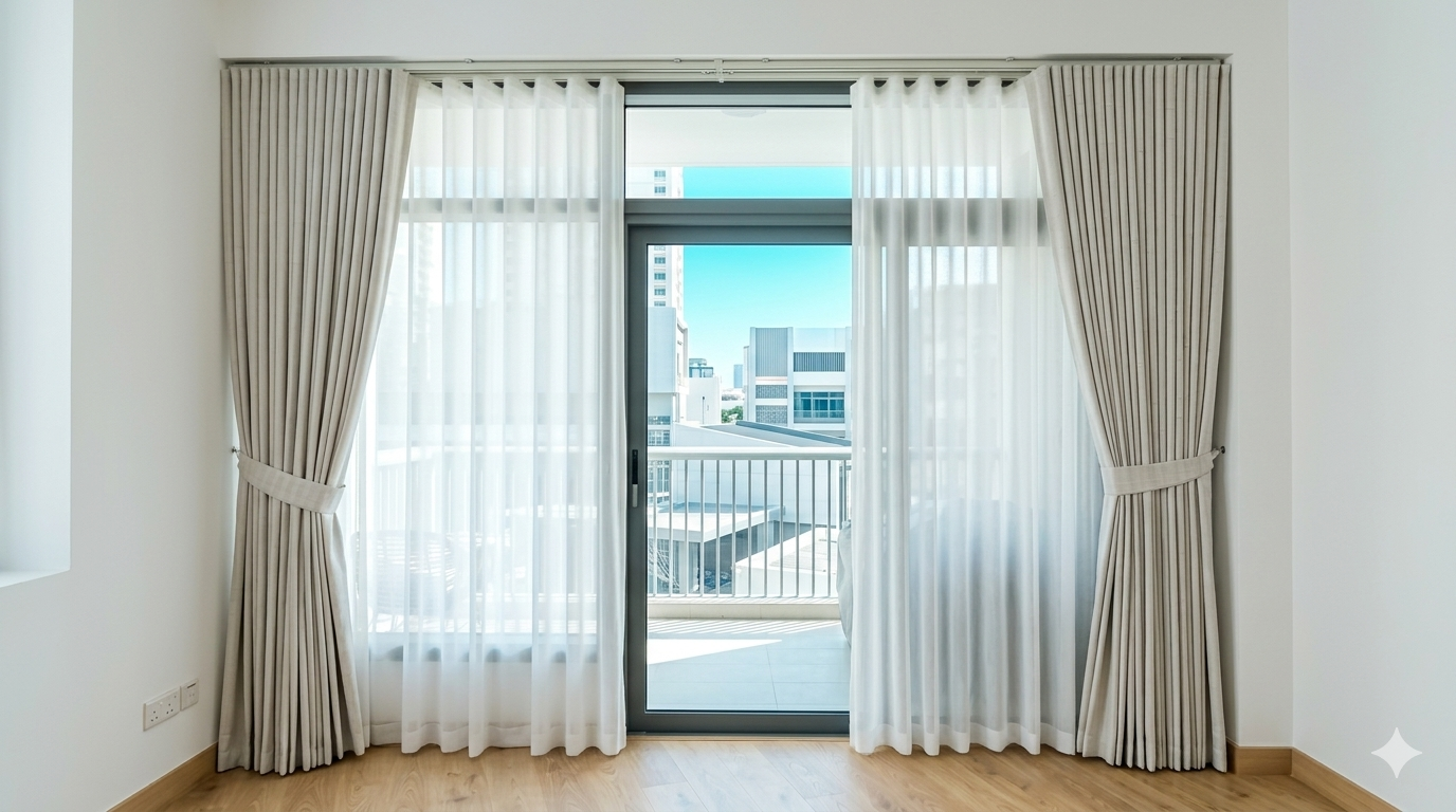 Wave Style Curtains Sheer Style 350CM/300CM